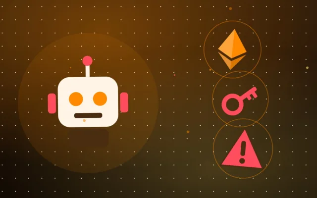 Illustration d'un robot, d'un diamant, d'une clé et d'un panneau d'alerte