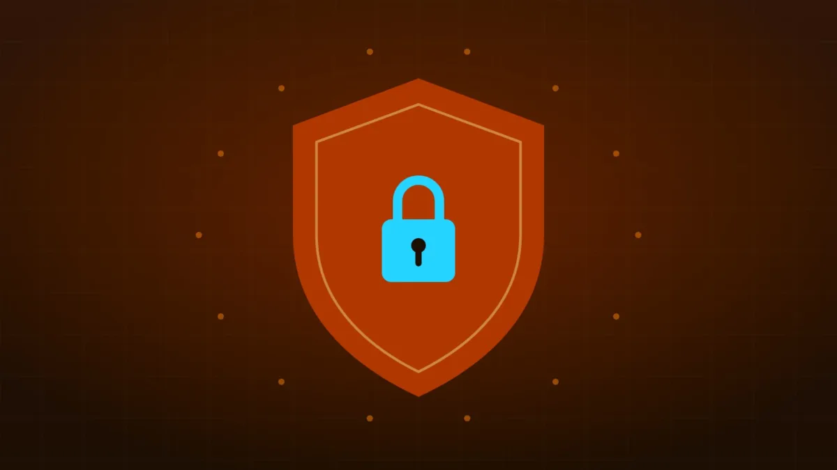 Scudo con lucchetto che illustra la sicurezza e la custodia delle crypto