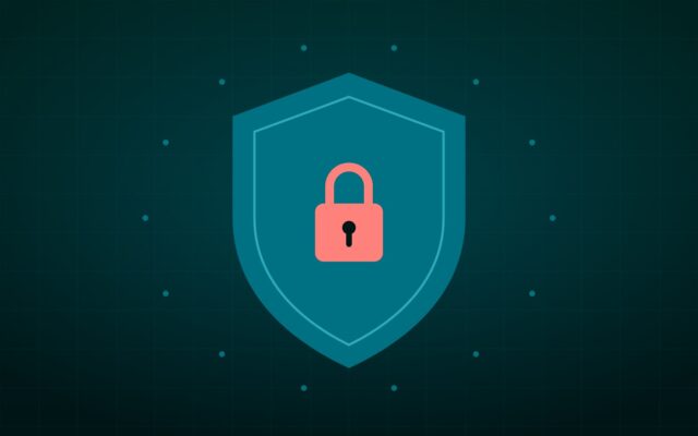 Bouclier et cadenas illustrant la sécurité et la conservation des cryptos